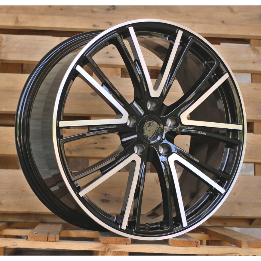 R21x9.5  5X130  ET  61  71.6  CQRGW1058  (FB0618J)  Black Polished (MB)  For PORCH  (K7)  (FORGED (Rear+Front))