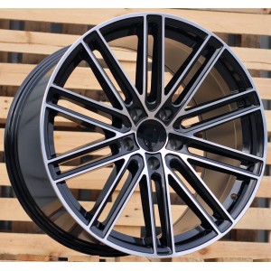 R21x9.5  5X130  ET  60  71.6  B1271  Black Polished (MB)  For PORCH  (Z1)  ())