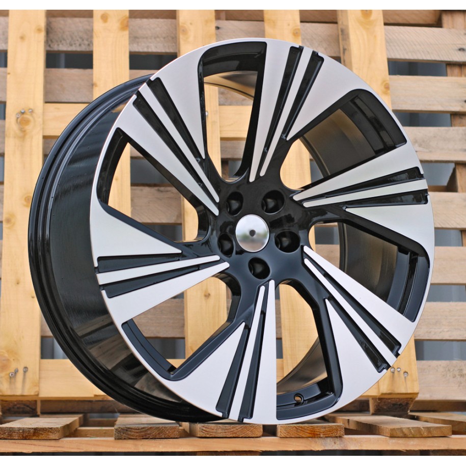 R22x10  5X112  ET  20  66.5  FB007  Black Polished (MB)  For AUD  (Z7)  (HYBRID FORGED Q8)