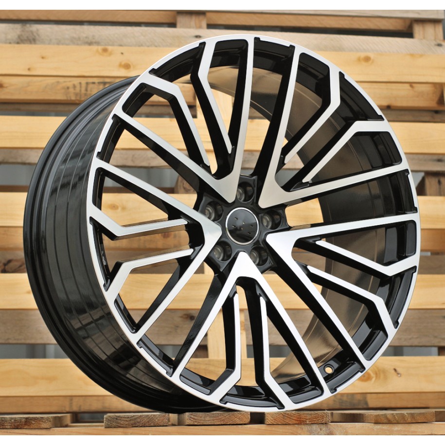 R22x10  5X112  ET  21  66.5  3S1261  (HA0039)  Black Polished (MB)  For AUD  (K8)  (HYBRID FORGED)