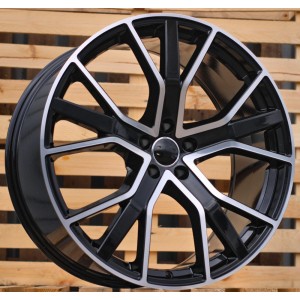 R22x10  5X112  ET  21  66.5  B5131  (A5383)  Black Polished (MB)  For AUD  (P)