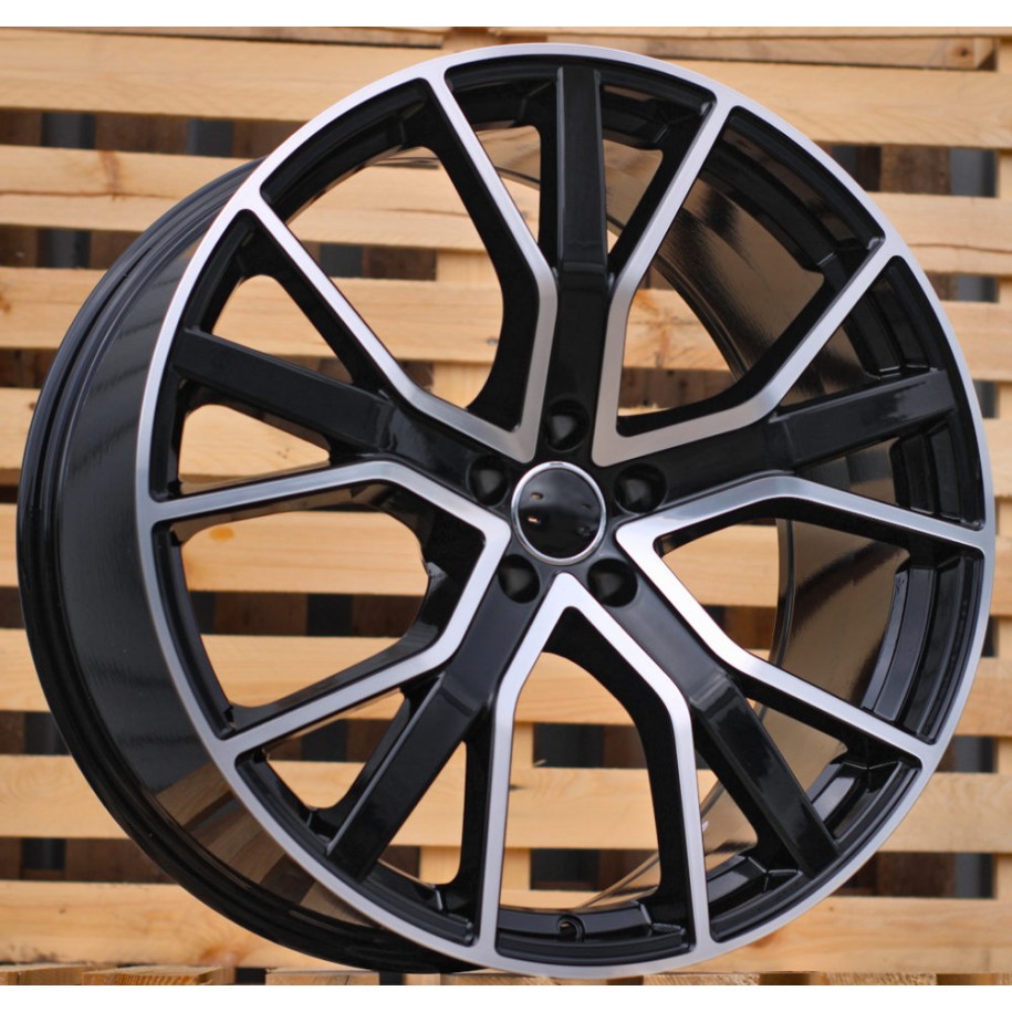 R22x10  5X112  ET  21  66.5  B5131  (FBX133)  Black Polished (MB)  For AUD  (Z5)  (HYBRID FORGED)