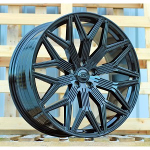 R22x10  5X120  ET  38  72.6  HF2175  Gloss Black (GB)  For LAND  (Z5)  (HYBRID FORGED)
