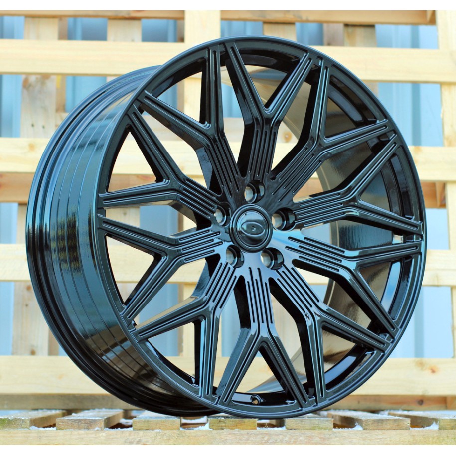 R22x10  5X120  ET  38  72.6  HF2175  Gloss Black (GB)  For LAND  (Z5)  (HYBRID FORGED)