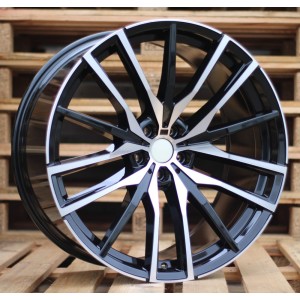 R22x10  5X120  ET  40  74.1  H0324  (TS977/0212)  Black Polished (MB)  For BMW  (K7)  (Rear+Front)