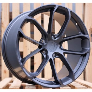 R22x10  5X130  ET  48  71.6  H5084  (3S5985)  Gun Metal Half Matt (GMHM)  For PORCH  (K4+P)  (HYBRID FORGED (Rear+Front))