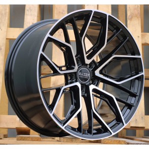 R22x10.5  5X112  ET  20  66.5  HX015F  (3S5981)  Black Polished (MB)  For HAXER  (P2)  (HYBRID FORGED)