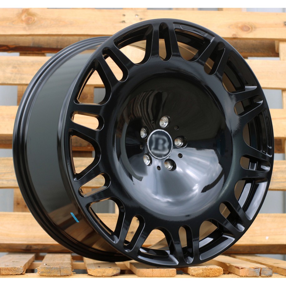 R22x10.5  5X112  ET  38  66.6  XE629  Black (BL)  For MER  (K4+P2)  (HYBRID FORGED New BRABUS (Front+Rear))