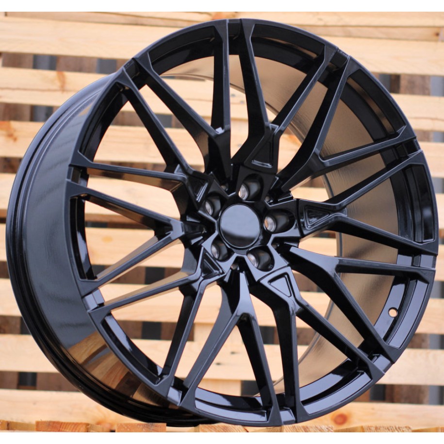R22x10.5  5X112  ET  43  66.6  B5771  (IN0295)  Black (BL)  For BMW  (Z6+K7)  (Rear+Front)