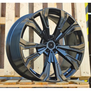 R22x10.5  5X112  ET  43  66.6  FBX307  Black (BL)  For BMW  (M)  (HYBRID FORGED New X7 Rear+Front)
