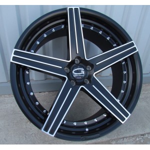R22x10.5  5X120  ET  35  74.1  LU960  (9602210512M)  Black Polished (MB)  For BMW  (K3)  ((AKC 130 Eur)(Rear+Front) Giovanna)