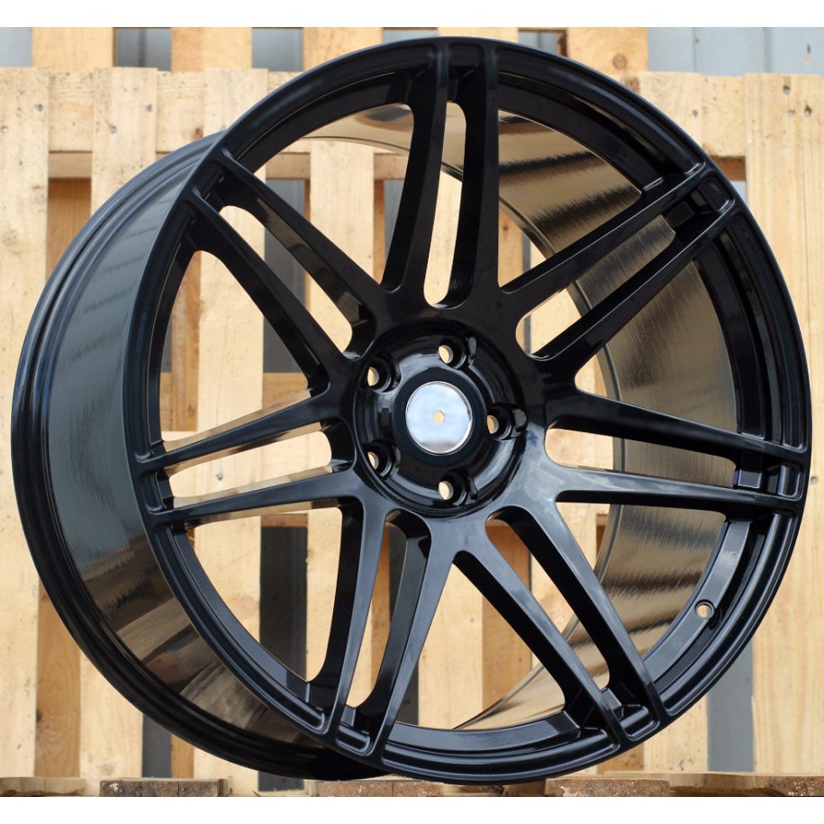 R22x10.5  5X120  ET  40  74.1  A6114  Black (BL)  For BMW  (P)  (Rear+Front)