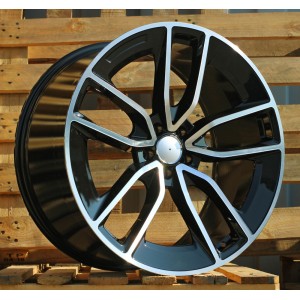 R22x11  5X112  ET  50  66.6  B5949  Black Polished (MB)  For MER  (Z7)  (New GLS/GLE (Rear+Front))