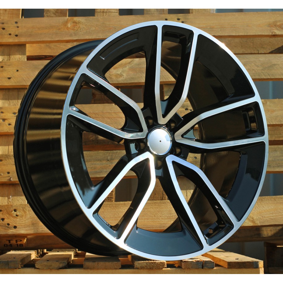 R22x11  5X112  ET  50  66.6  B5949  Black Polished (MB)  For MER  (Z7)  (New GLS/GLE (Rear+Front))