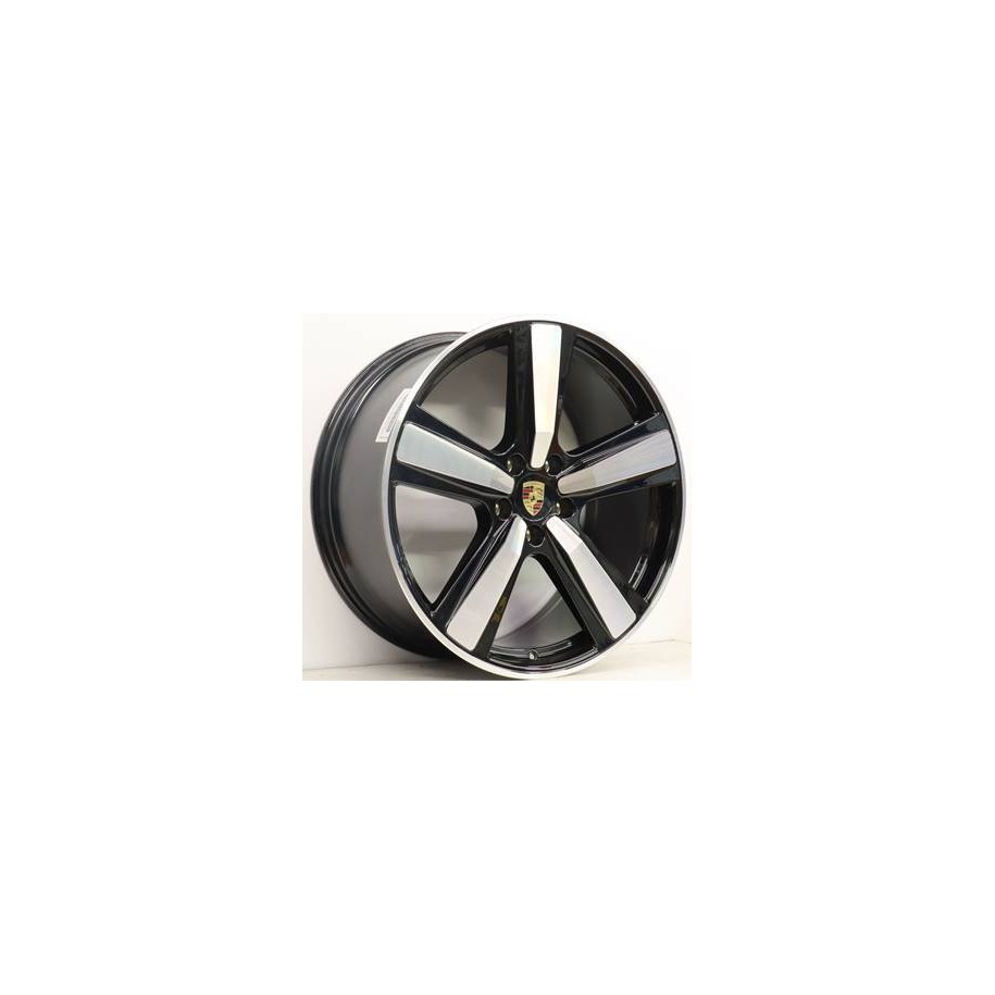 R22x11.5  5X130  ET  61  71.6  FC021  Black Polished (MB)  For PORCH  (Z7)  (Rear+Front)