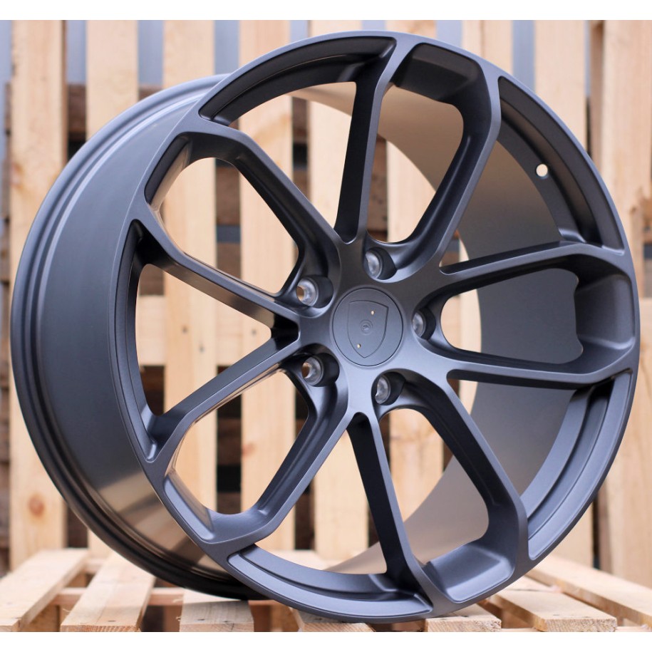 R22x11.5  5X130  ET  61  71.6  H5084  (3S5985)  Gun Metal Half Matt (GMHM)  For PORCH  (K4+P)  (HYBRID FORGED (Rear+Front))