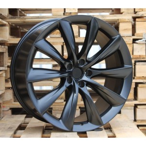 R22x9  5X120  ET  35  64.1  B1469  Black Half Matt (BLHM)  For RACIN  (P)  ((Rear+Front) TESLA Model S)