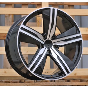 R22x9  5X130  ET  29  66.5  I5664  Black Polished (MB)  For PORCH  (A+Z5)  (NEW Macan II (XAB) Rear+Front)
