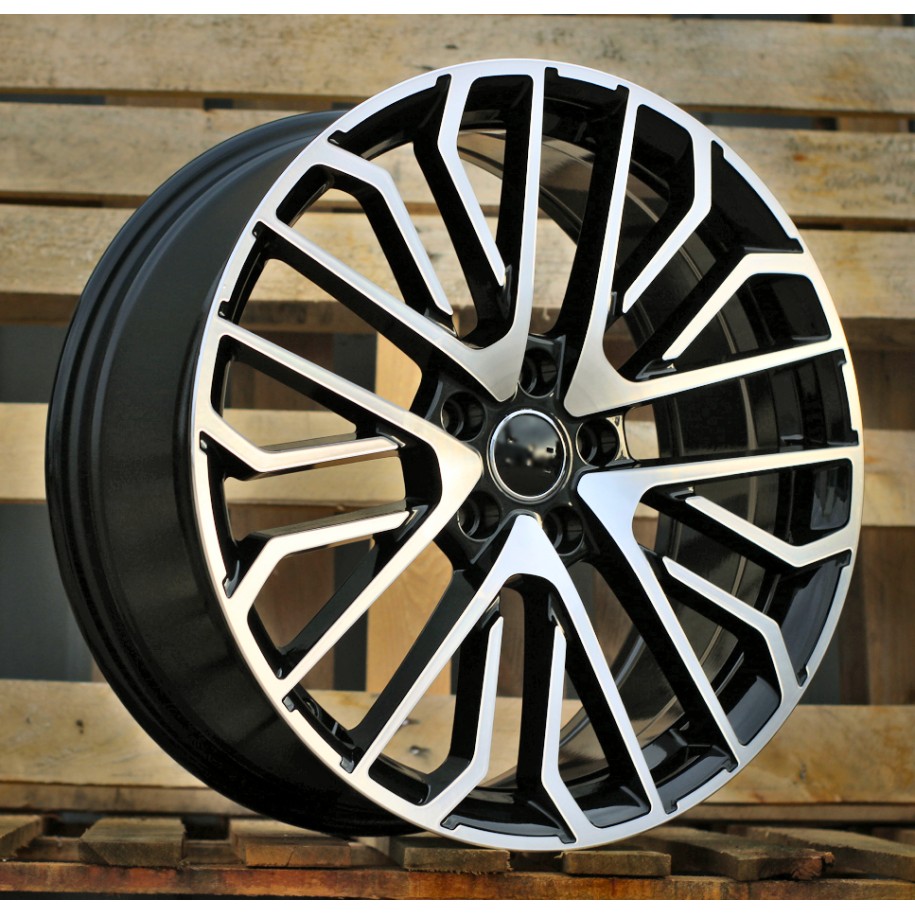 R22x9.5  5X112  ET  26  66.5  3S1261  (YF0434)  Black Polished (MB)  For AUD  (Z6)  (HYBRID FORGED)