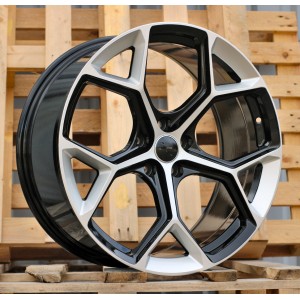 R22x9.5  5X112  ET  28  66.5  I5598  (FBX112)  Silver Shining+Black (SSBL)  For AUD  (P2)  (HYBRID FORGED)