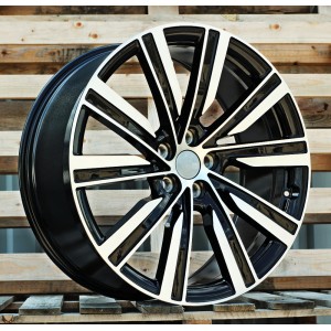 R22x9.5  5X120  ET  45  72.6  H3091F  Black Polished (MB)  For LAND  (K8)  (HYBRID FORGED)