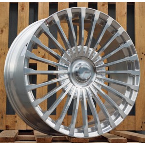 R23x10  5X112  ET  40  66.6  F138  Full Polished (FPL)  For MER  (P1)  (HYBRID FORGED Rear+Front)