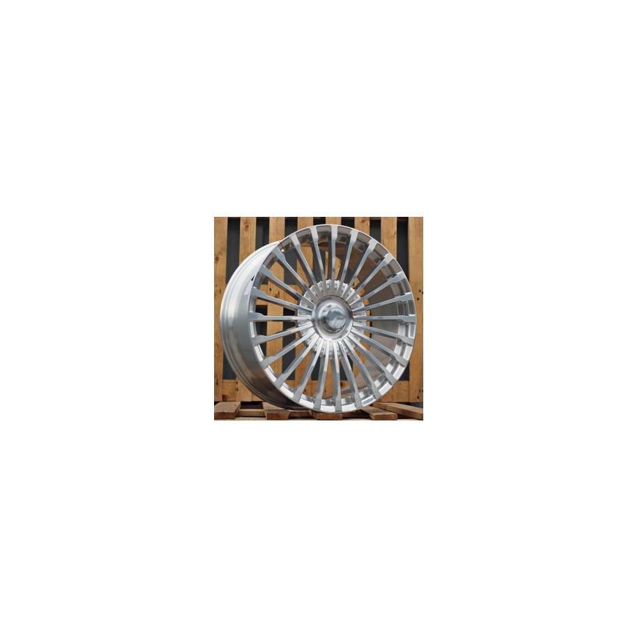 R23x10  5X112  ET  40  66.6  F138  Full Polished (FPL)  For MER  (P1)  (HYBRID FORGED Rear+Front)