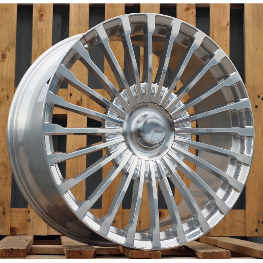 R23x10  5X112  ET  40  66.6  XFRGW618  (TX008)  Full Polished (FPL)  For MER  (K7)  (FORGED (Rear+Front))