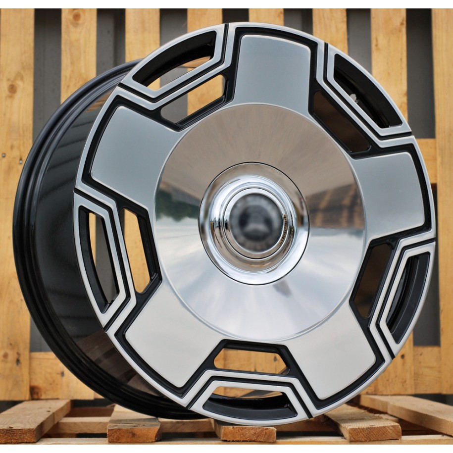 R23x10  5X130  ET  30  84.1  LTRGW105  (FB0988P)  Black Polished (MB)  For MER  (K7)  (FORGED G Class)