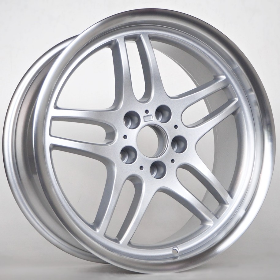 Ratlankis Aiden 9X17 5X120 ET25 74,1 Silver Polished Lip