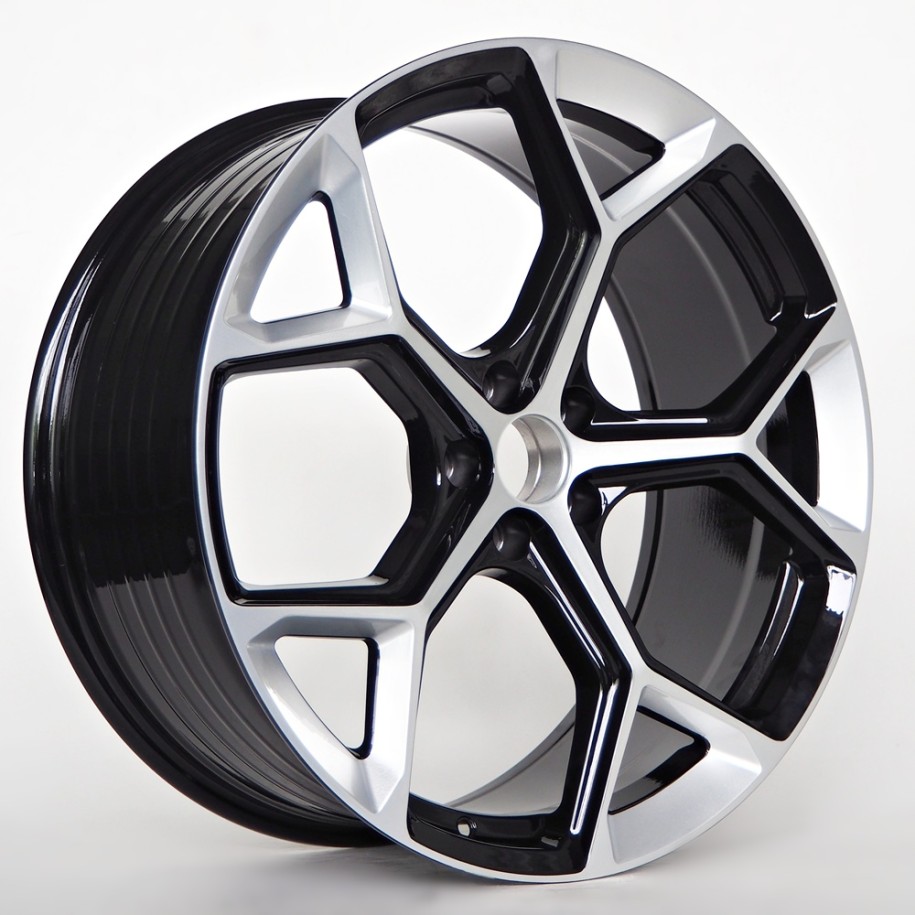 Ratlankis Dante 9X21 5X112 ET31 66,5 Black+ Silver Paint