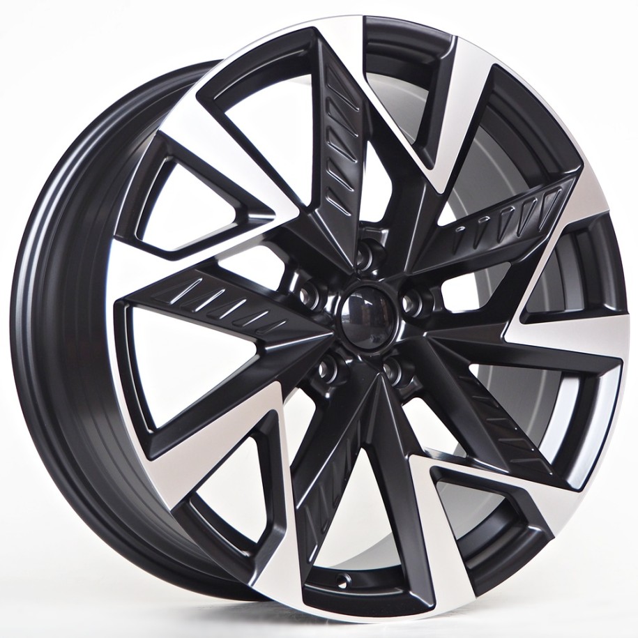Ratlankis Inid 8X18 5X112 ET40 57,1 Matt Black + Machine Face