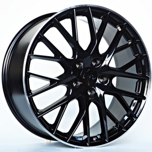 Ratlankis Mason 9,5X21 5X130 ET61 71,6 Black Lip Polished