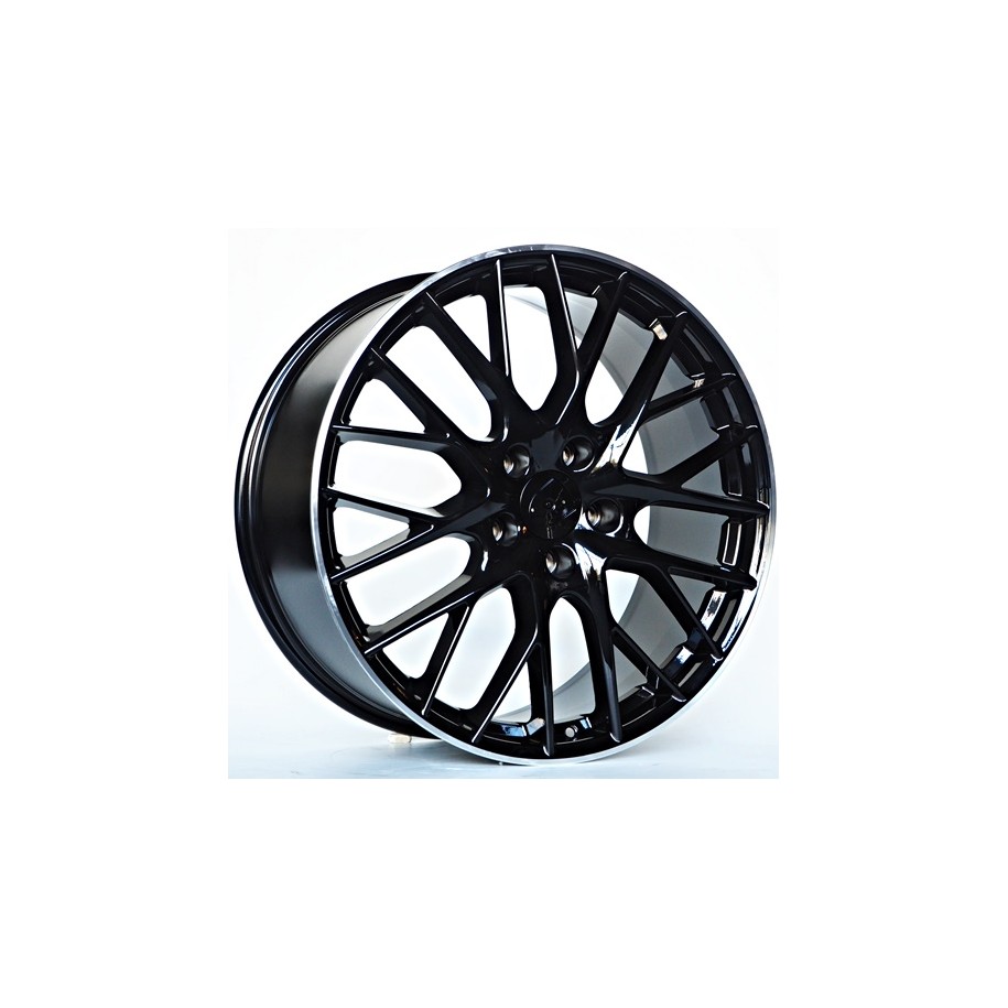 Ratlankis Mason 9,5X21 5X130 ET61 71,6 Black Lip Polished