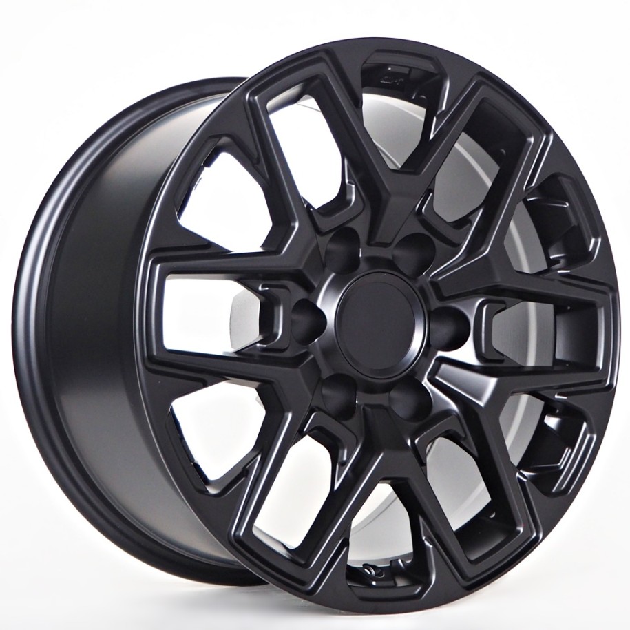 Ratlankis OF18 (4x4) 9X17 6X139,7 ET0 106,1 Matt Black