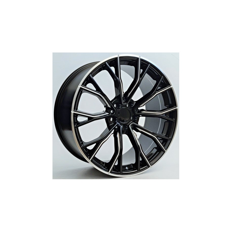Ratlankis Omni 8,5X19 5X120 ET35 74,1 Black Milling Spoke