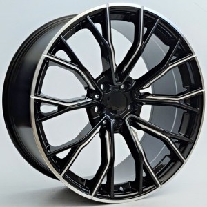 Ratlankis Omni 9,5X19 5X120 ET35 74,1 Black Milling Spoke