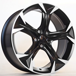 Ratlankis Sven 8X18 5X112 ET45 57,1 Matt Black Polished