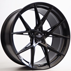 Ratlankis Forzza Oregon 10,5X21 5X112 ET38 66,45 Black Magic FLOW FORMING