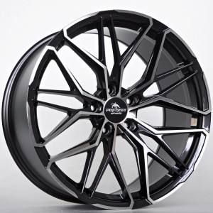 Ratlankis Forzza Stone 9,5X20 5X112 ET38 66,56 Black Magic Face Polished