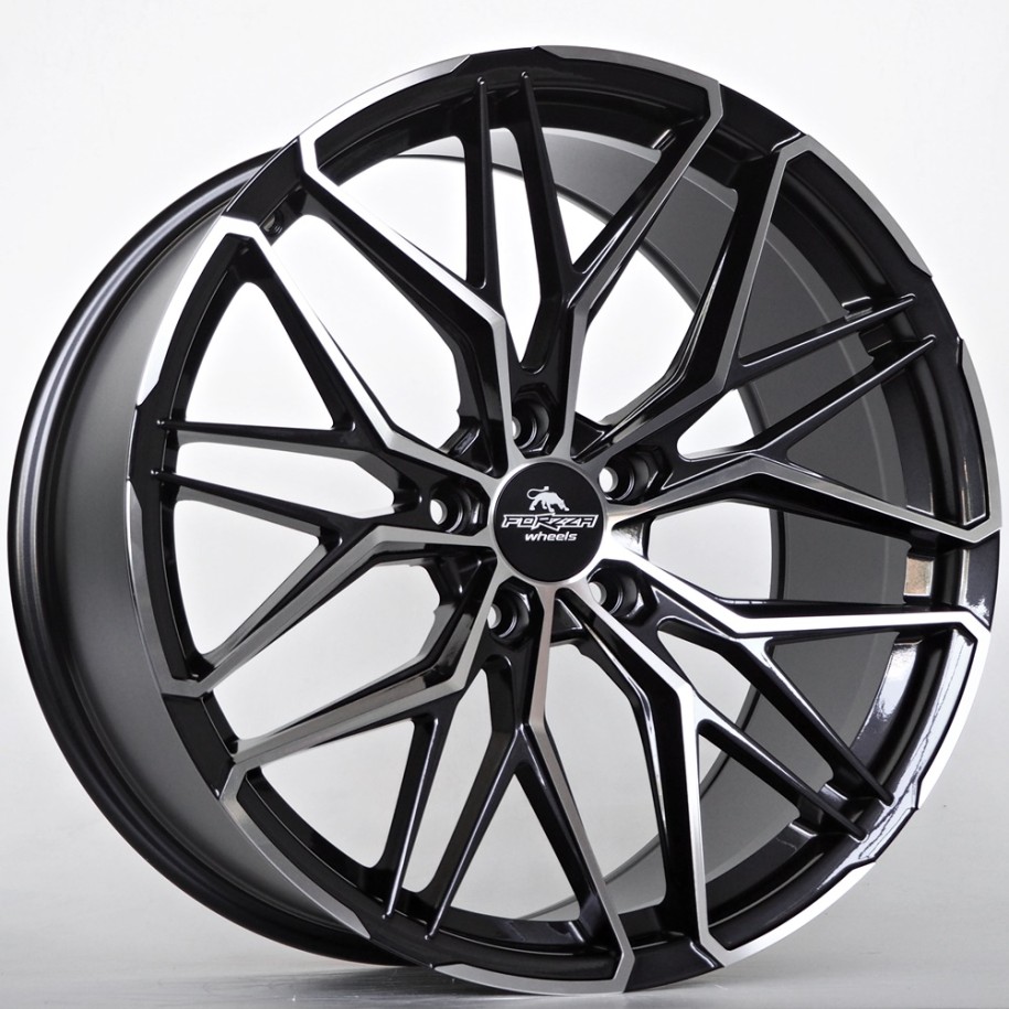 Ratlankis Forzza Stone 9,5X20 5X112 ET38 66,56 Black Magic Face Polished