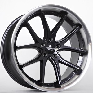 Ratlankis Forzza Storm 10,5X20 5X120 ET38 72,56 Black Magic Lip Polished