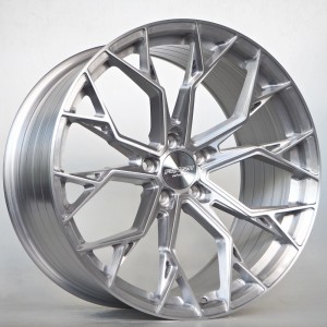 Ratlankis Forzza Titan 10,5X20 5X120 ET37 72,56 Brushed Aluminium