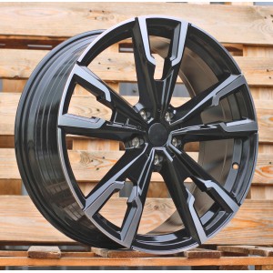 R19x8  5X112  ET  46  66.6  YF5710  Black Polished (MB)  For BMW  (K7+Z6)  (HYBRID FORGED (X1 iX1 X2 iX2 Series 1(F40) 2(F44))