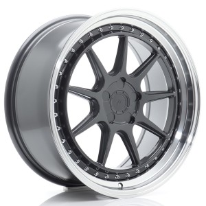 JR Wheels JR47 19x8,5 ET15-35 5H BLANK Hyper Gray w/ Machined Lip