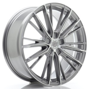 JR Wheels JR52 20x9 ET20-51 5H BLANK Titanium Machined Face