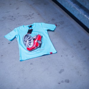 JR Women's T-Shirt JR-11 Car Turquoise Size L