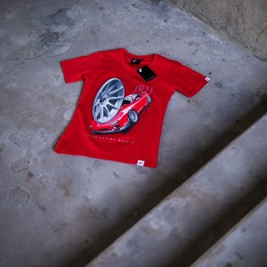 JR Women's T-Shirt JR-11 Car Red Size S