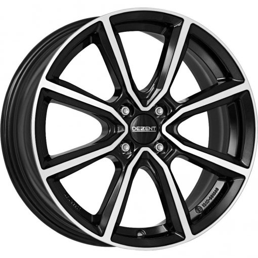 Dezent TN dark 4×100 R14x5.5 ET35 60.1 ratlankiai