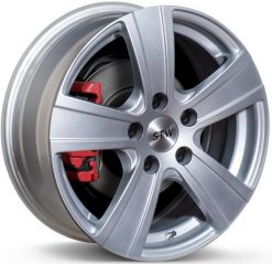 STW ICE Silver 5x112 R18x8 ET27 66.6 ratlankiai